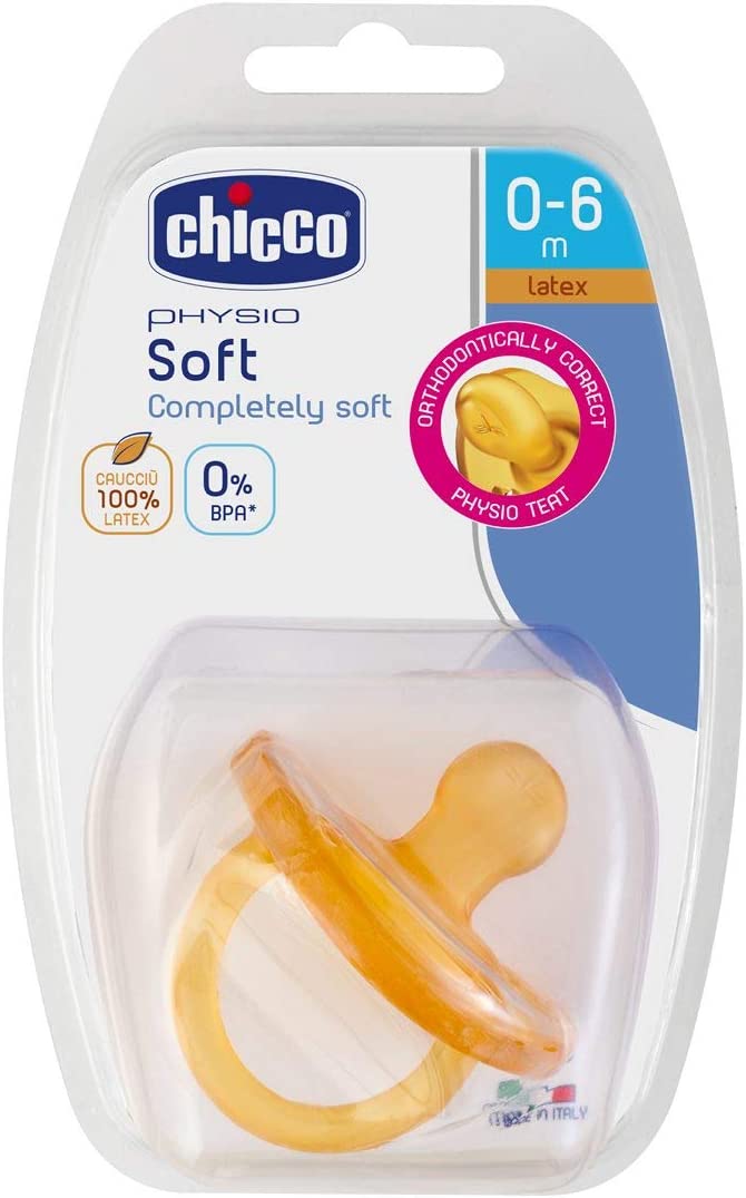 Chicco Soother Physio Soft Latex 16-36m ,1 Piece
