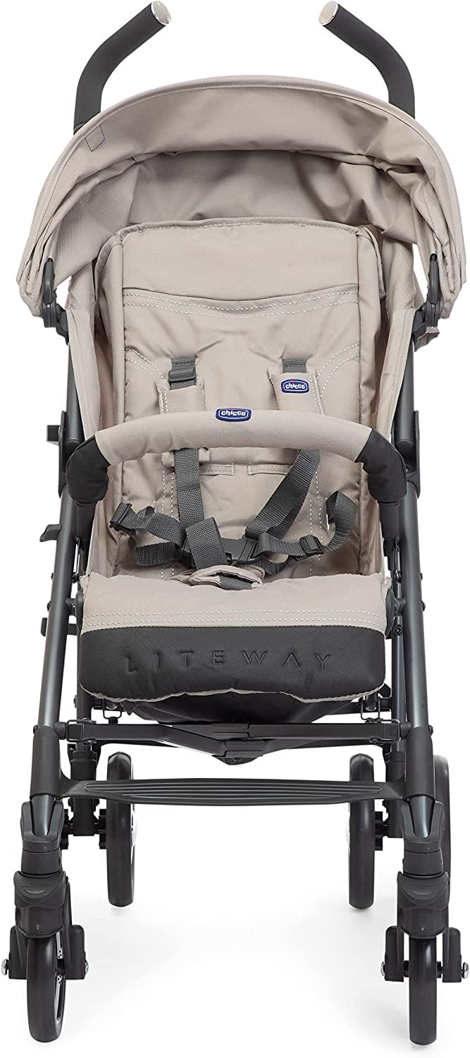 CHICCO LITEWAY 3 BASIC STROLLER WITH BUMPER BAR 0M-3Y DARK BEIGE