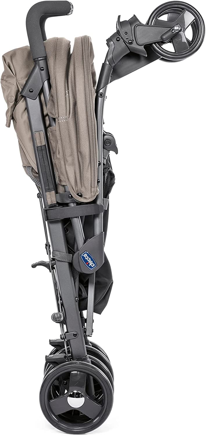 CHICCO LITEWAY 3 BASIC STROLLER WITH BUMPER BAR 0M 3Y DARK BEIGE