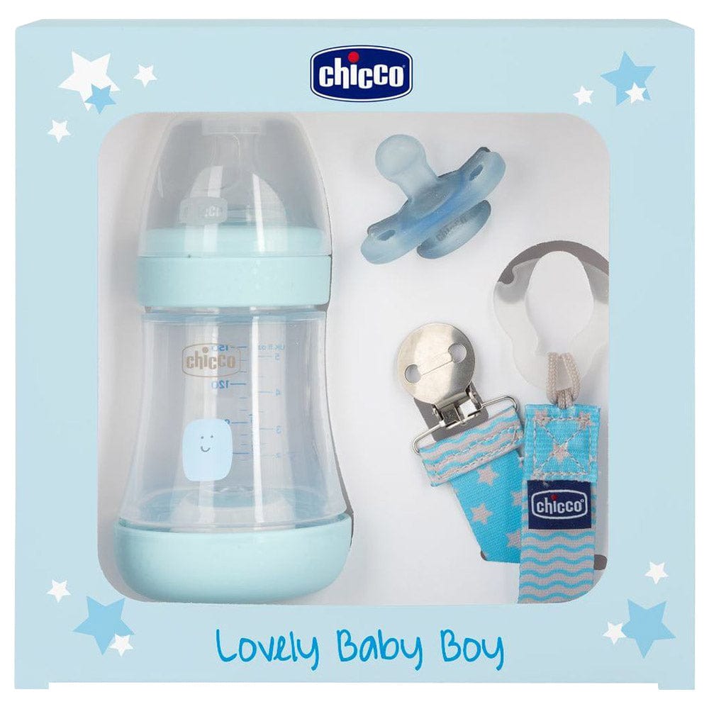 CHICCO PERFECT 5 GIFT SET BLUE