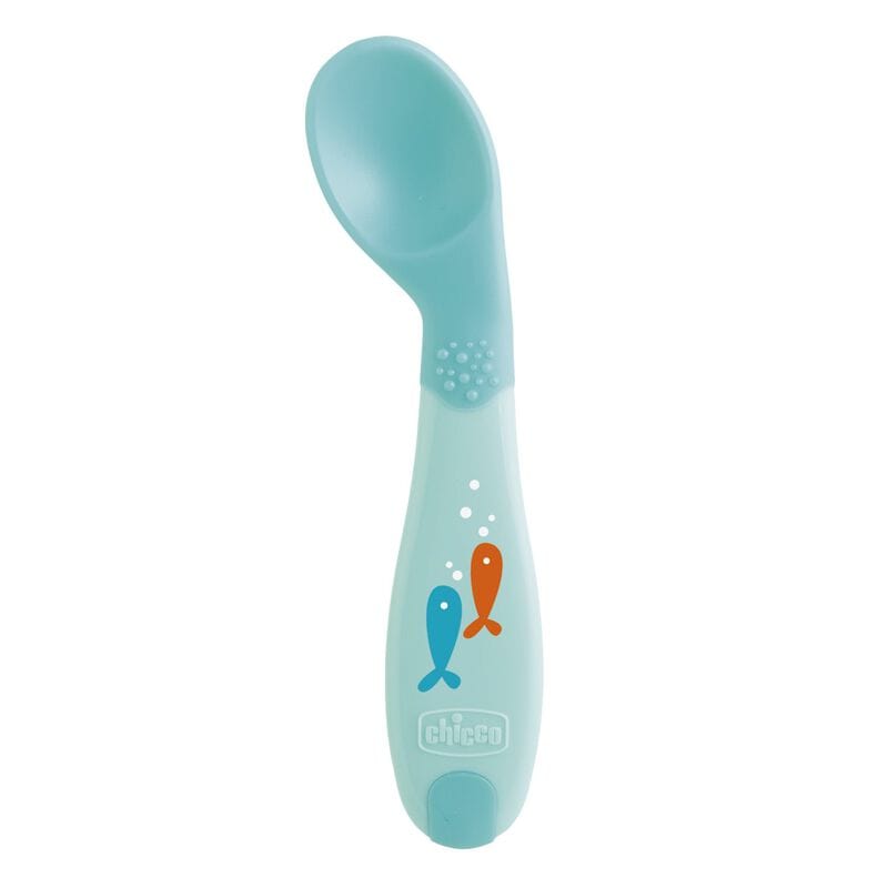 Chicco Baby'S First Spoon 8M+ Boy Blue
