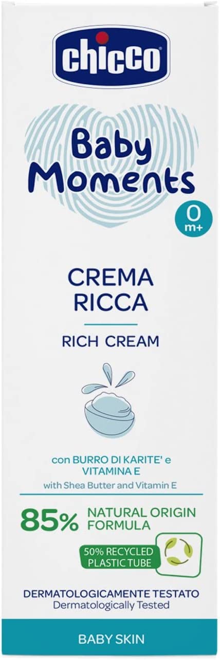 Chicco Baby Moments Rich Cream for Baby Skin - 100mL