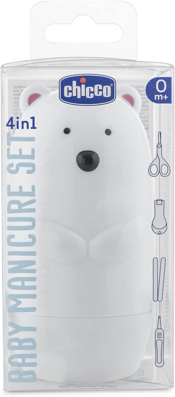 Chicco 4 in 1 Manicure Set - Polar Bear