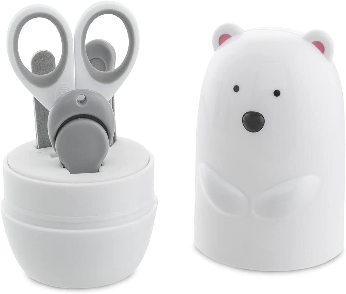 Chicco 4 in 1 Manicure Set - Polar Bear