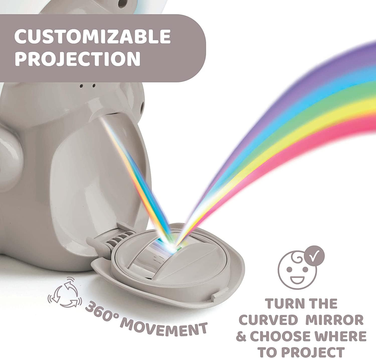 Toy Fd Rainbow Bear Pink