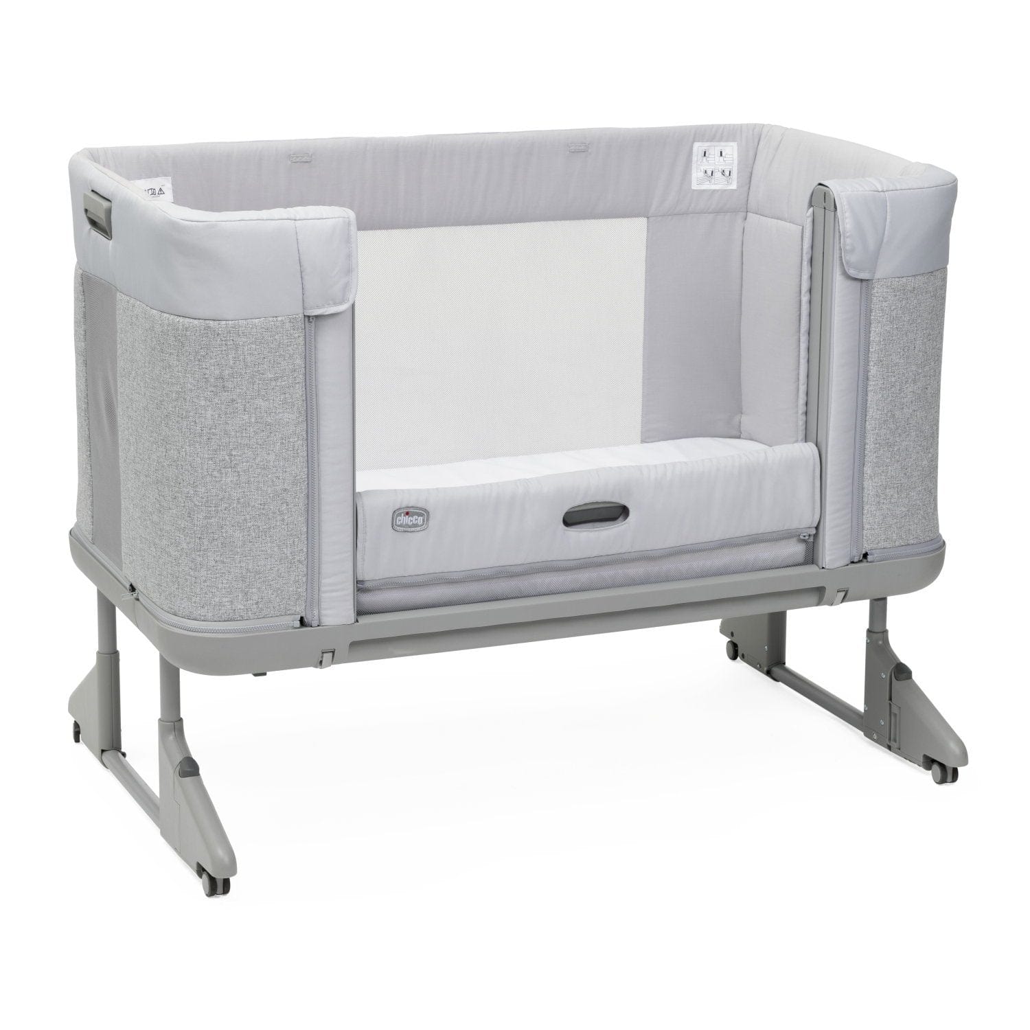 Next2Me Forever Co-Sleep.Cot Ash Grey Cc-CH79650-61