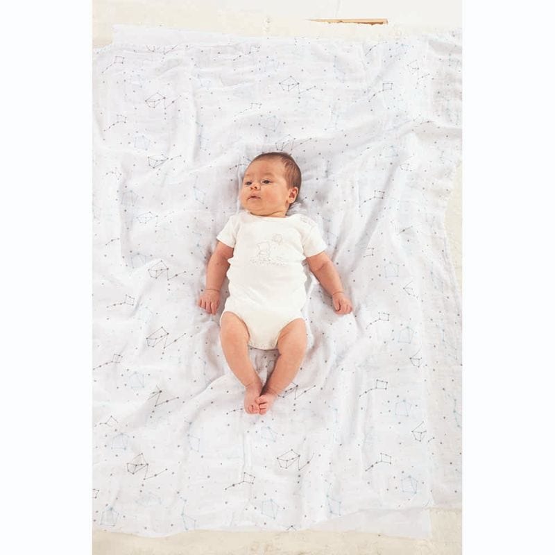 SWADDLES SET 2PCS BEAR&GREY SHEEP