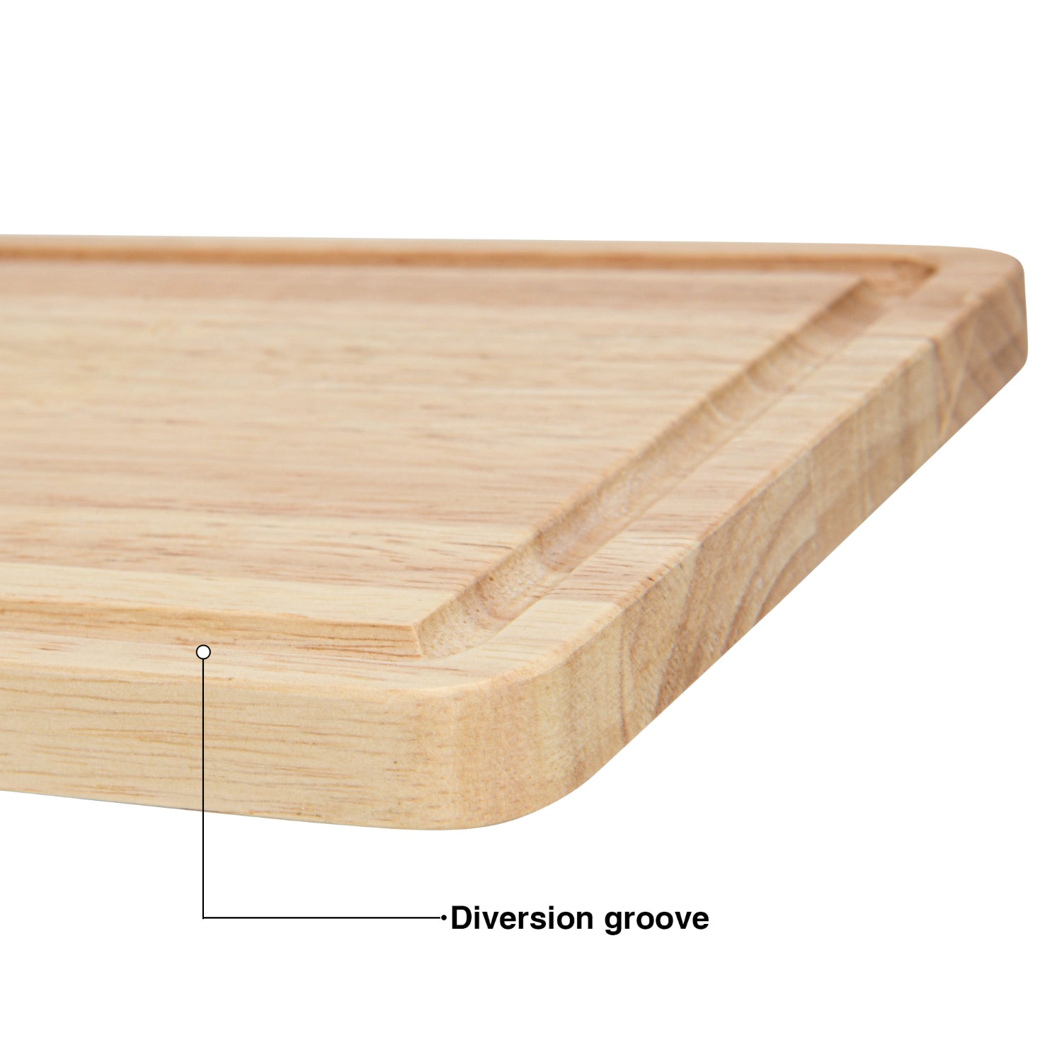 Fissman Cutting Board 30x22x1.5cm Rubber Wood