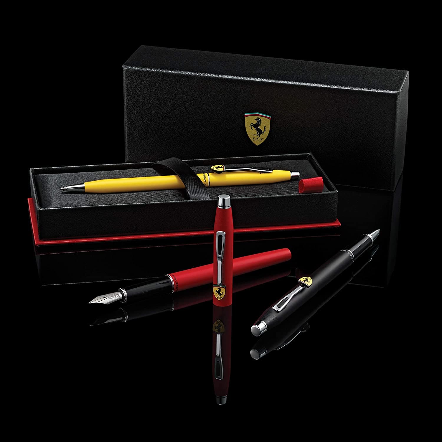 Cross Classic Century Collection For Scuderia Ferrari Matte Modena Yellow Lacquer Ballpoint Pen - FR0082-118