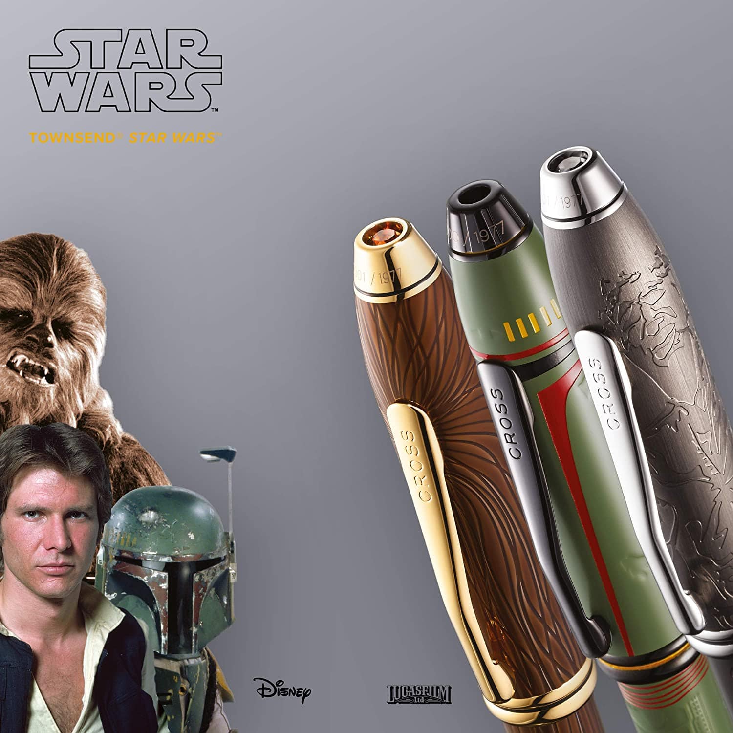 Cross Townsend Star Wars Limited Edition Chewbacca Rollerball Pen In A Gift Box - AT0045D-47