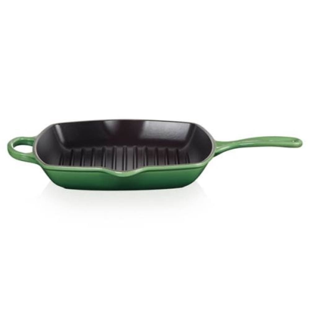 Le Creuset Square Skillet Grill Grillit 26CM Bamboo Green