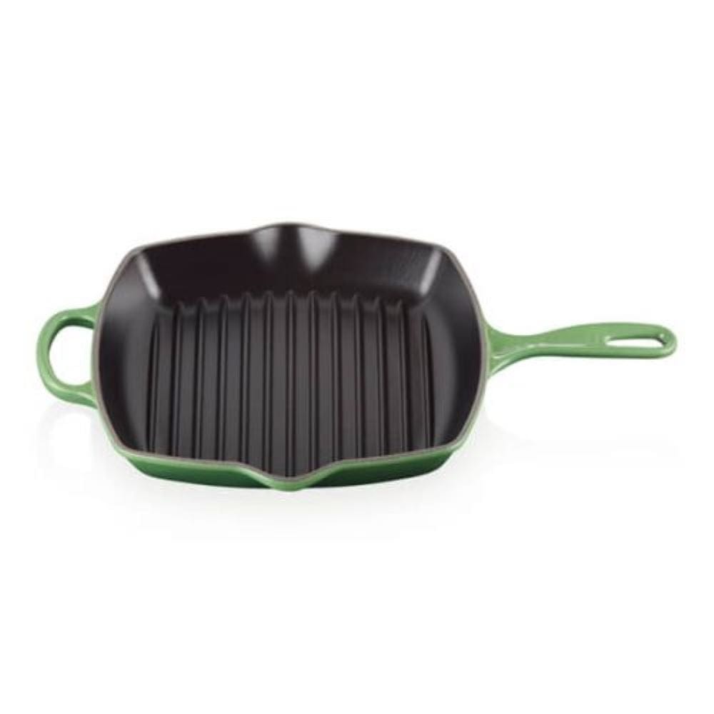 Le Creuset Square Skillet Grill Grillit 26CM Bamboo Green