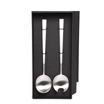 Belo Inox Neo White With Brushed Silver - Salad Serving 2Pcs - Gift Box