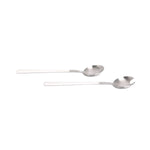 Belo Inox Neo White With Brushed Silver - Salad Serving 2Pcs - Gift Box