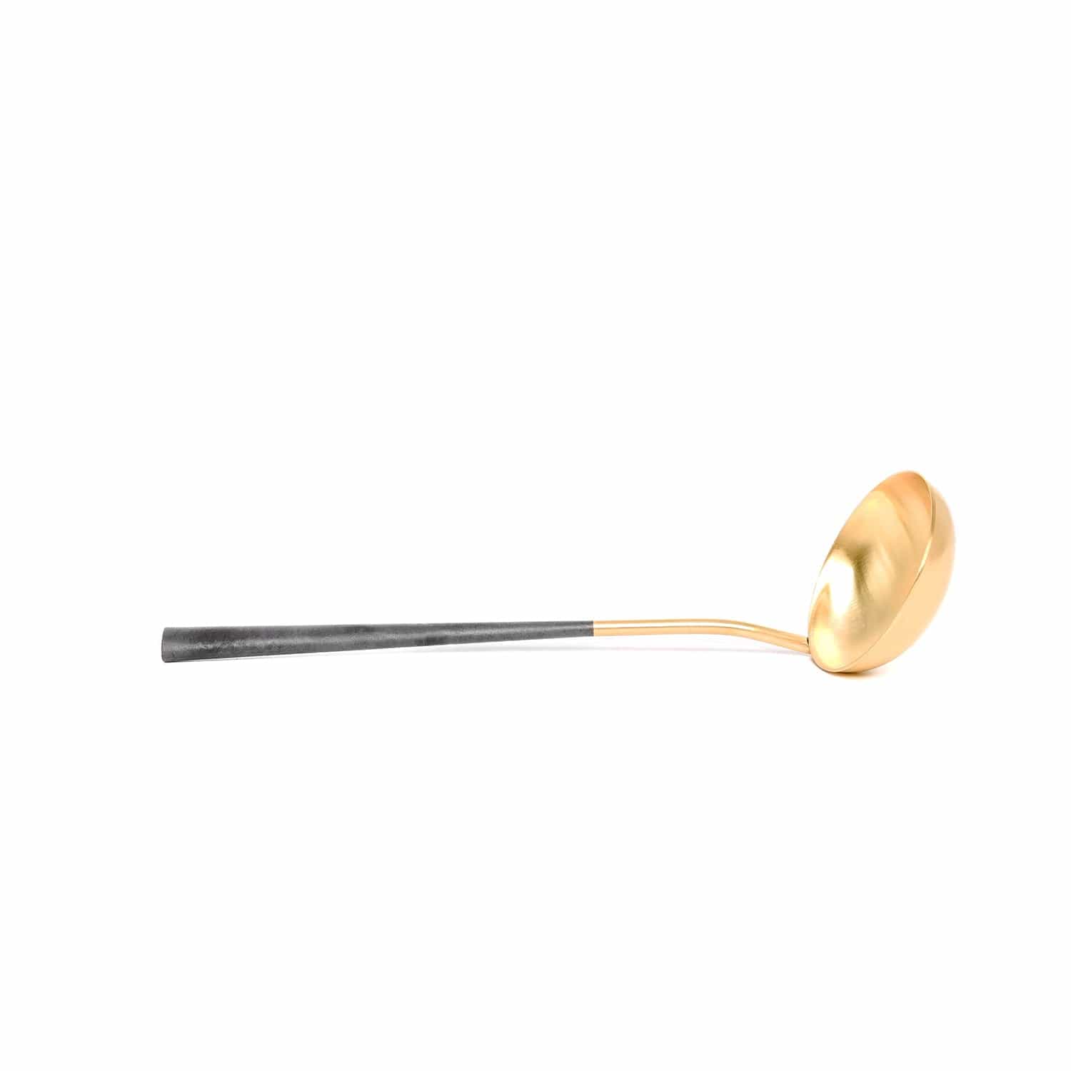 Belo Inox Neo Black With Gold - Soup Ladle - Gift Box