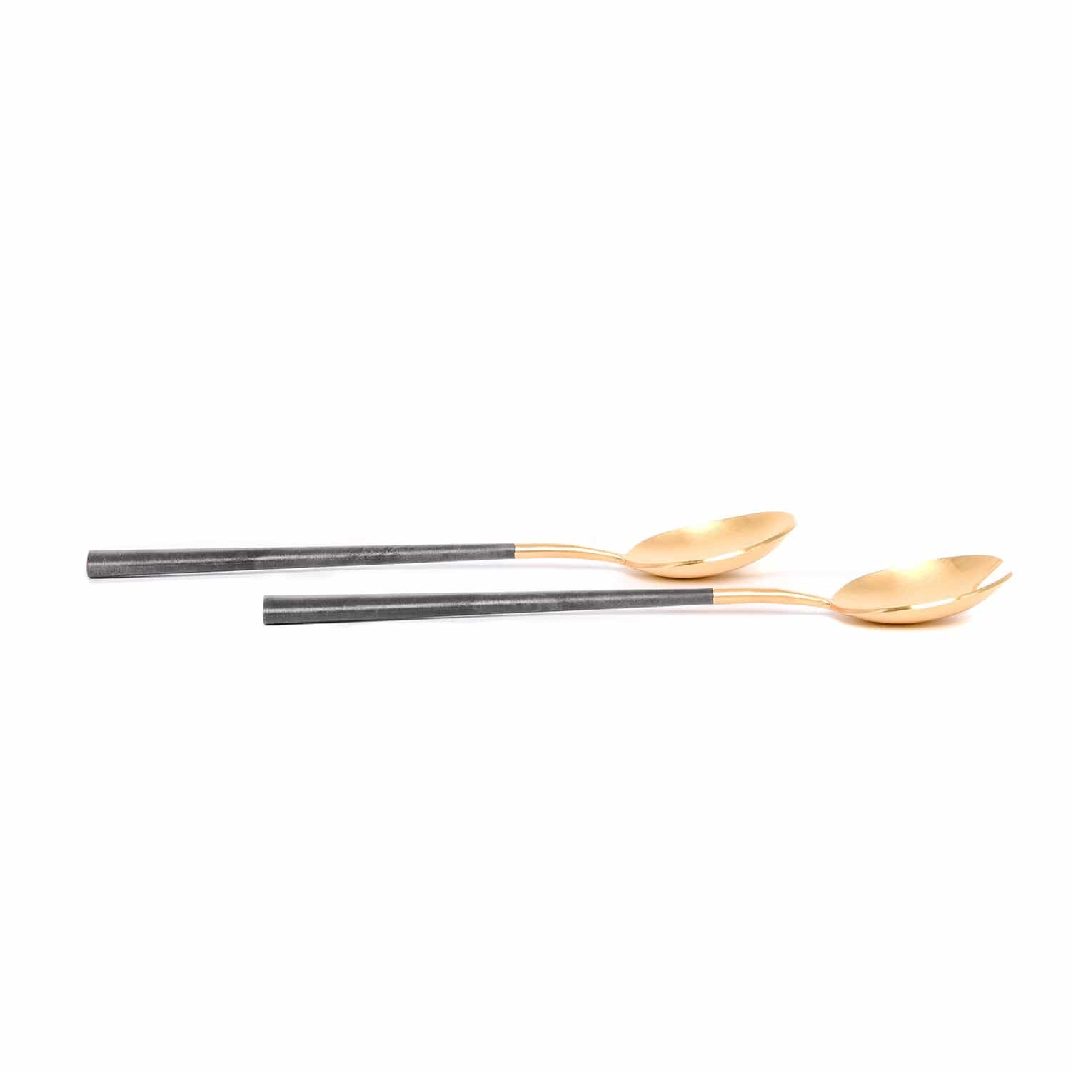 Belo Inox Neo Black Gold - Salad Serving 2P - Gift Box