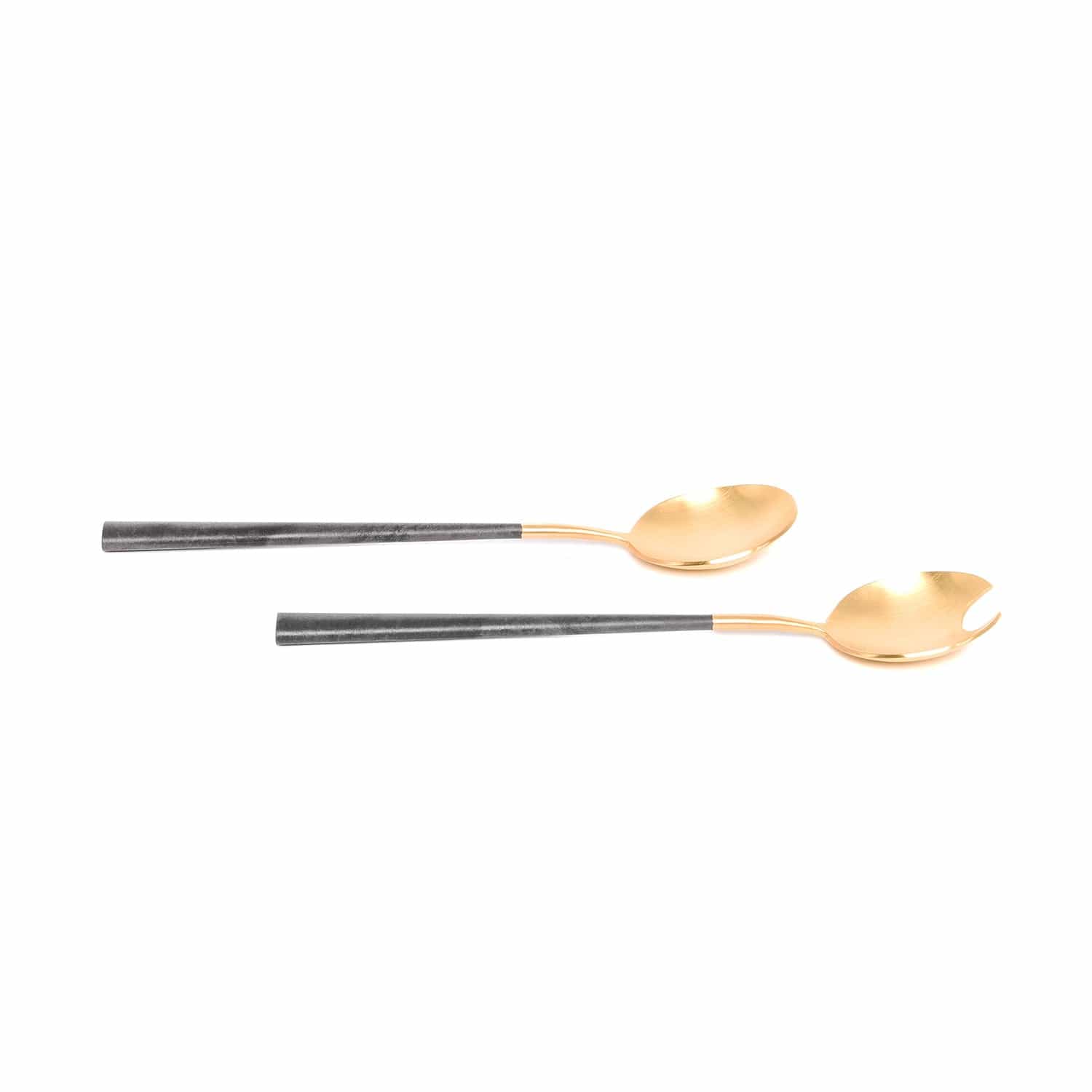 Belo Inox Neo Black Gold - Salad Serving 2P - Gift Box
