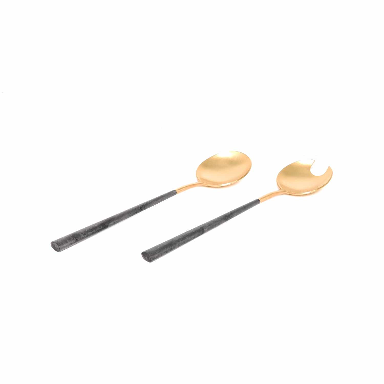 Belo Inox Neo Black Gold - Salad Serving 2P - Gift Box