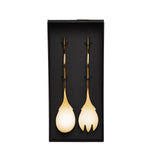 Belo Inox Wave Titanium Gold- Salad Serving 2P - Gift Box