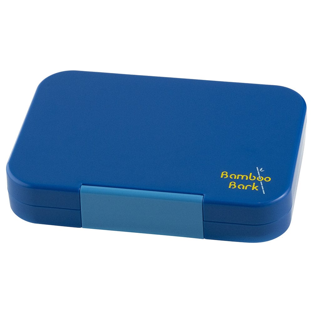 BAMBOO BARK LUNCH BOX PLAIN BLUE