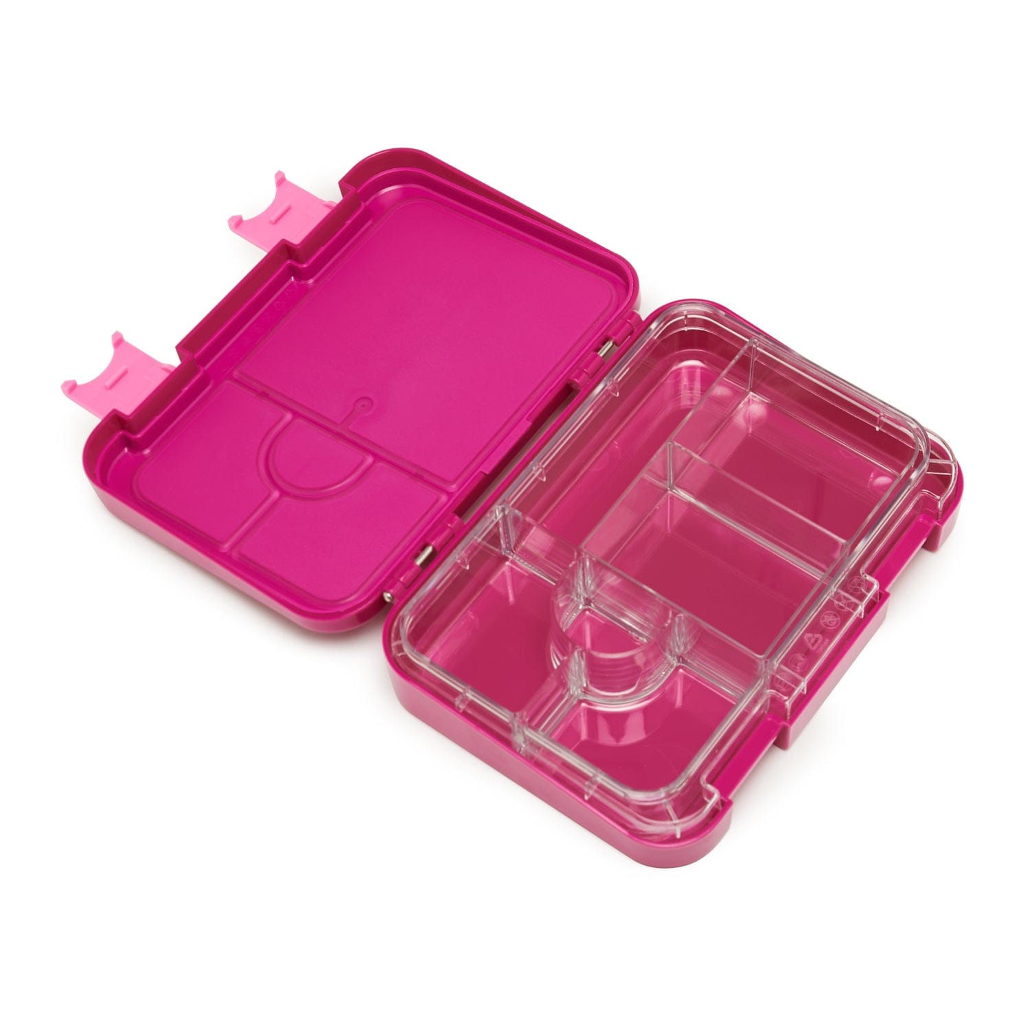 BONJOUR RECTANGULAR MINI LUNCH BOX 6/4 COMPARTMENT DESIGN 001 PINK UNICORN