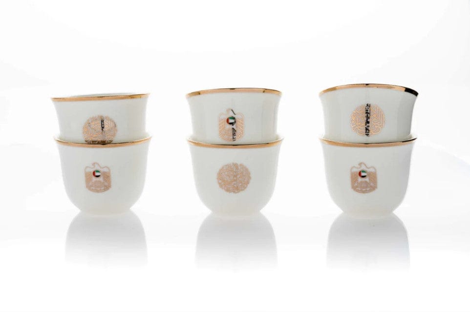Rovatti Rovatti Uae Gawa Cups Set Of 6 White