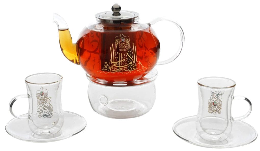 Rovatti Nevoso Uae Tea Pot Set Of 3 Gold 1.2L