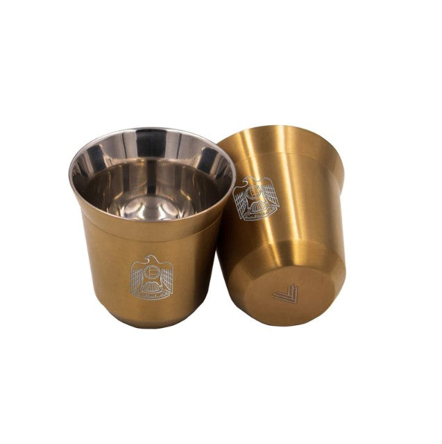 Rovatti Pola Uae Stainless Steel Cup Set Of 2 - 85 Ml