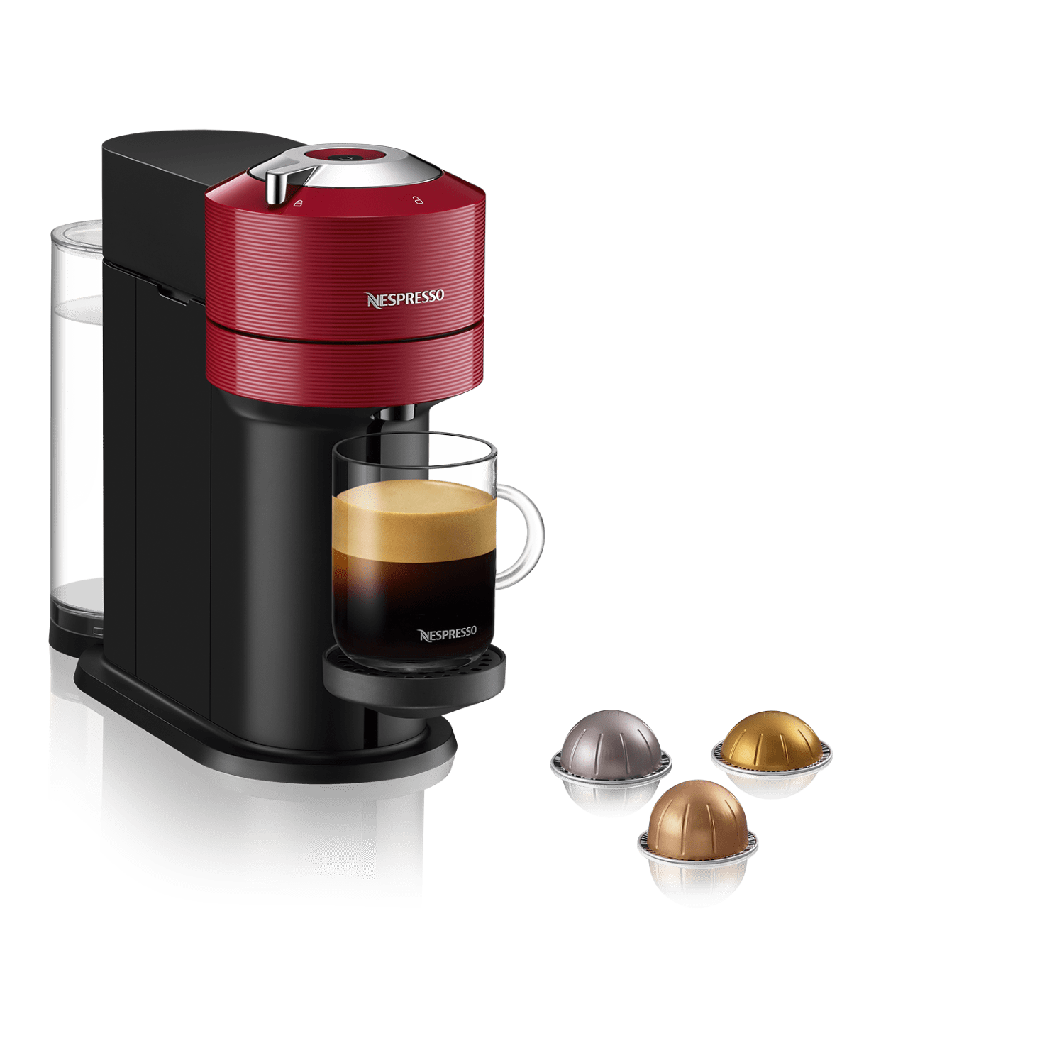 NESP/ GCV1 VERTUO NEXT RED COFFEE MACHINE