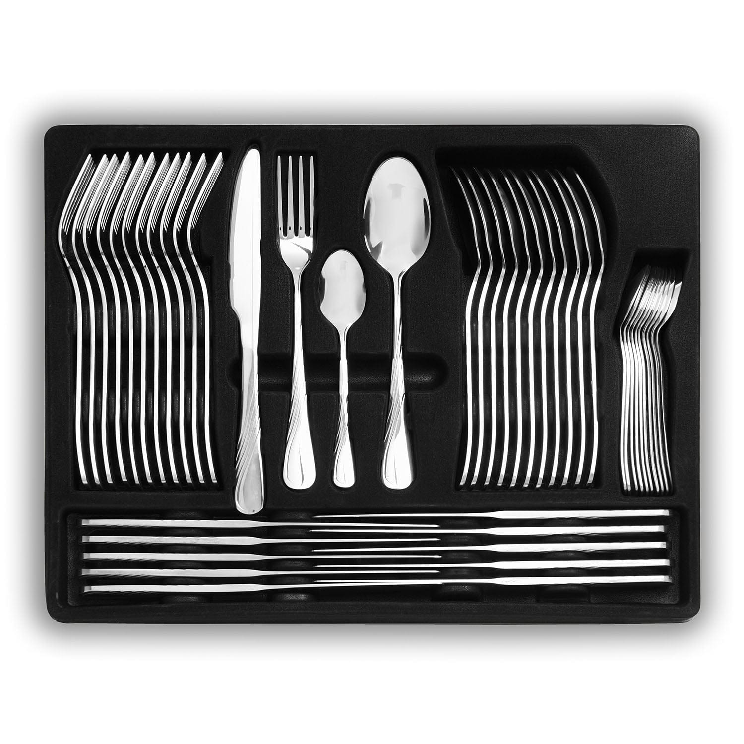CLOONEY 68PC CUTLERY SET SILVER