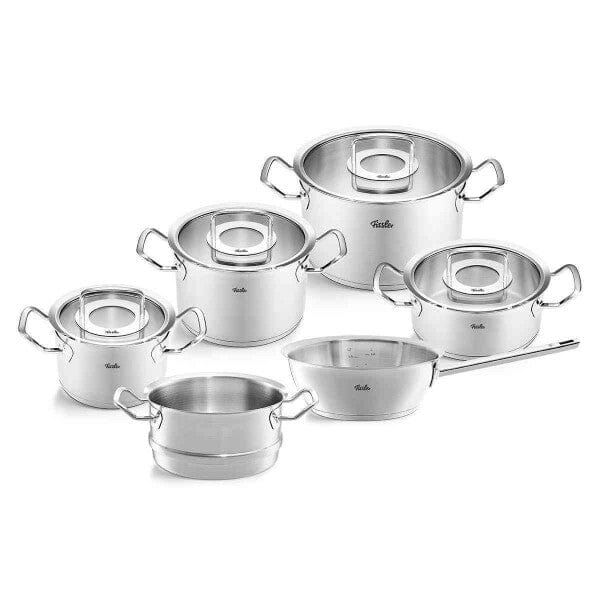 FISSLER ORIGINAL-PROFI COL 6 PCS SET COOKWARE W/ GLASS LID