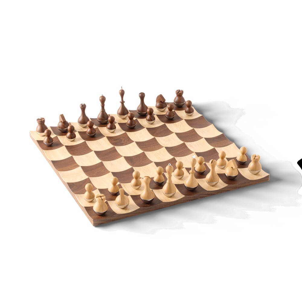 أومبرا تمايل الشطرنج مجموعة الجوز