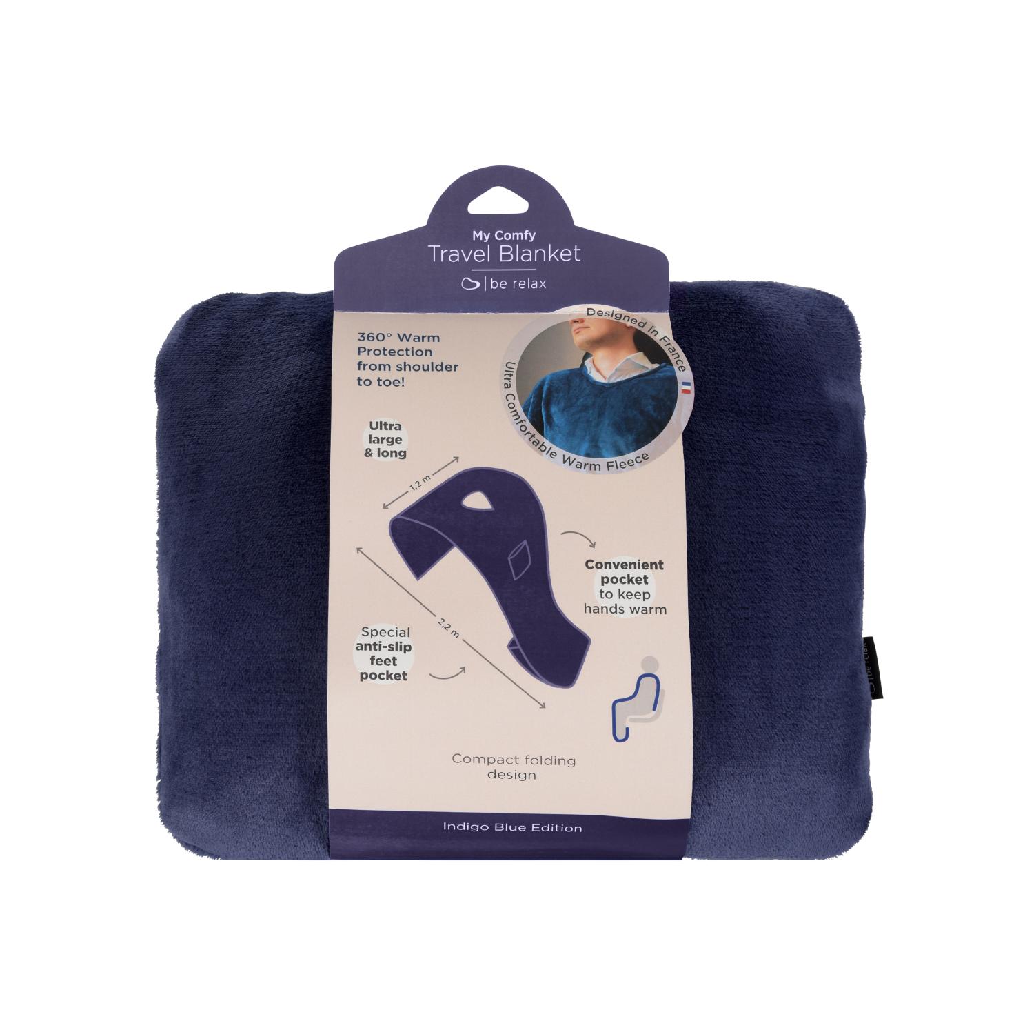 Be Relax My Comfy Travel Blanket - Navy 