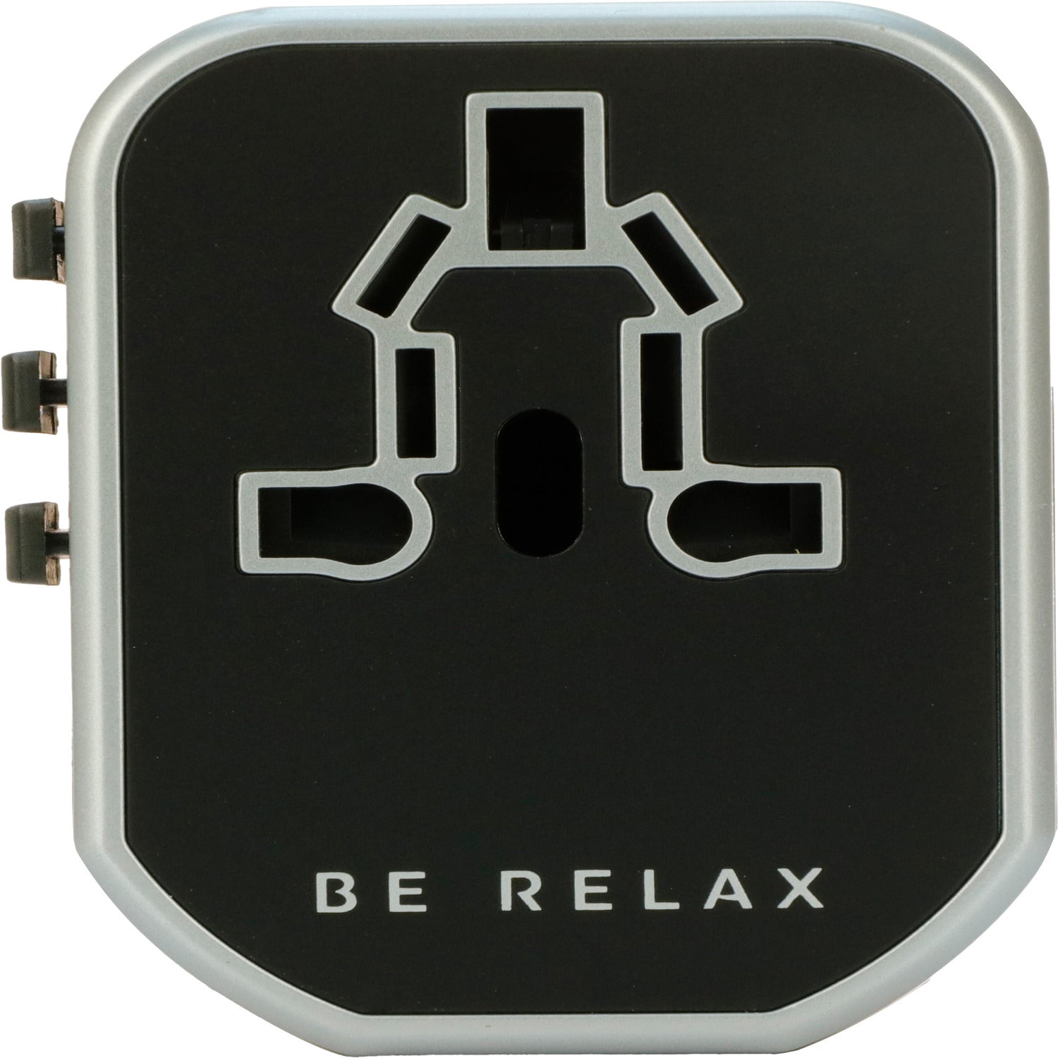 Be Relax Worldwide Travel Adapter Type-C - Black