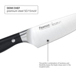 Fissman Chefs Knife Black/Silver 6Inch