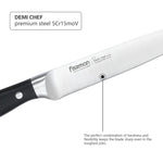 Fissman Slicing Knife Black/Silver 7Inch