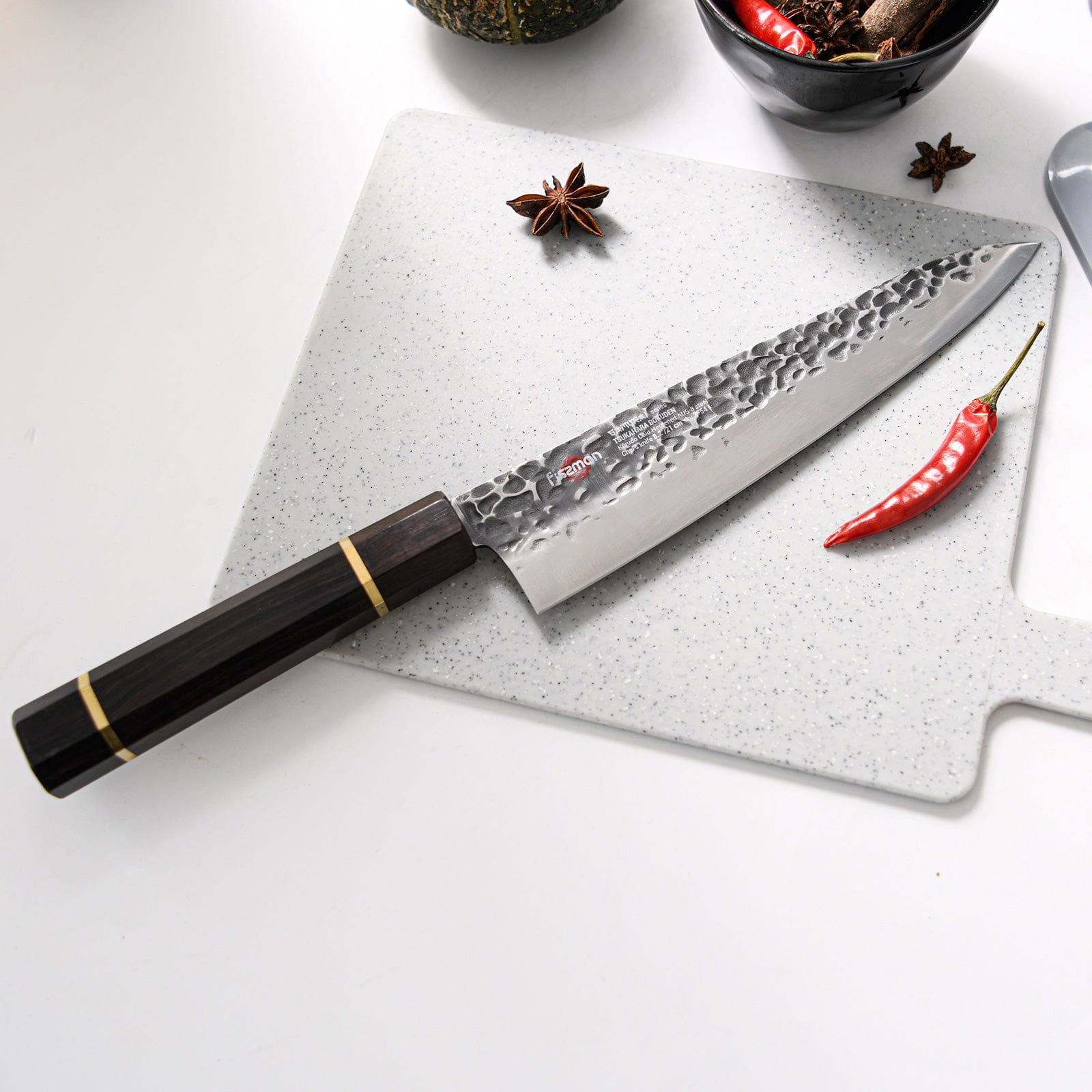 Fissman Chefs Knife Samurai Bokuden 8.2Inch