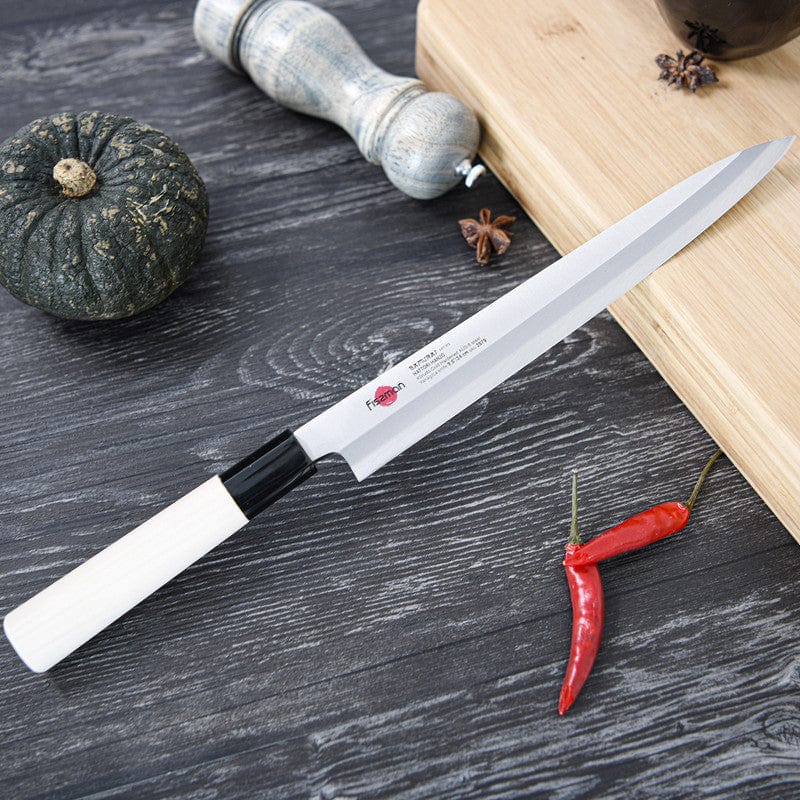 Fissman 9.5" Yanagiba Knife SAMURAI HANZO 24 Cm(steel AUS-8)