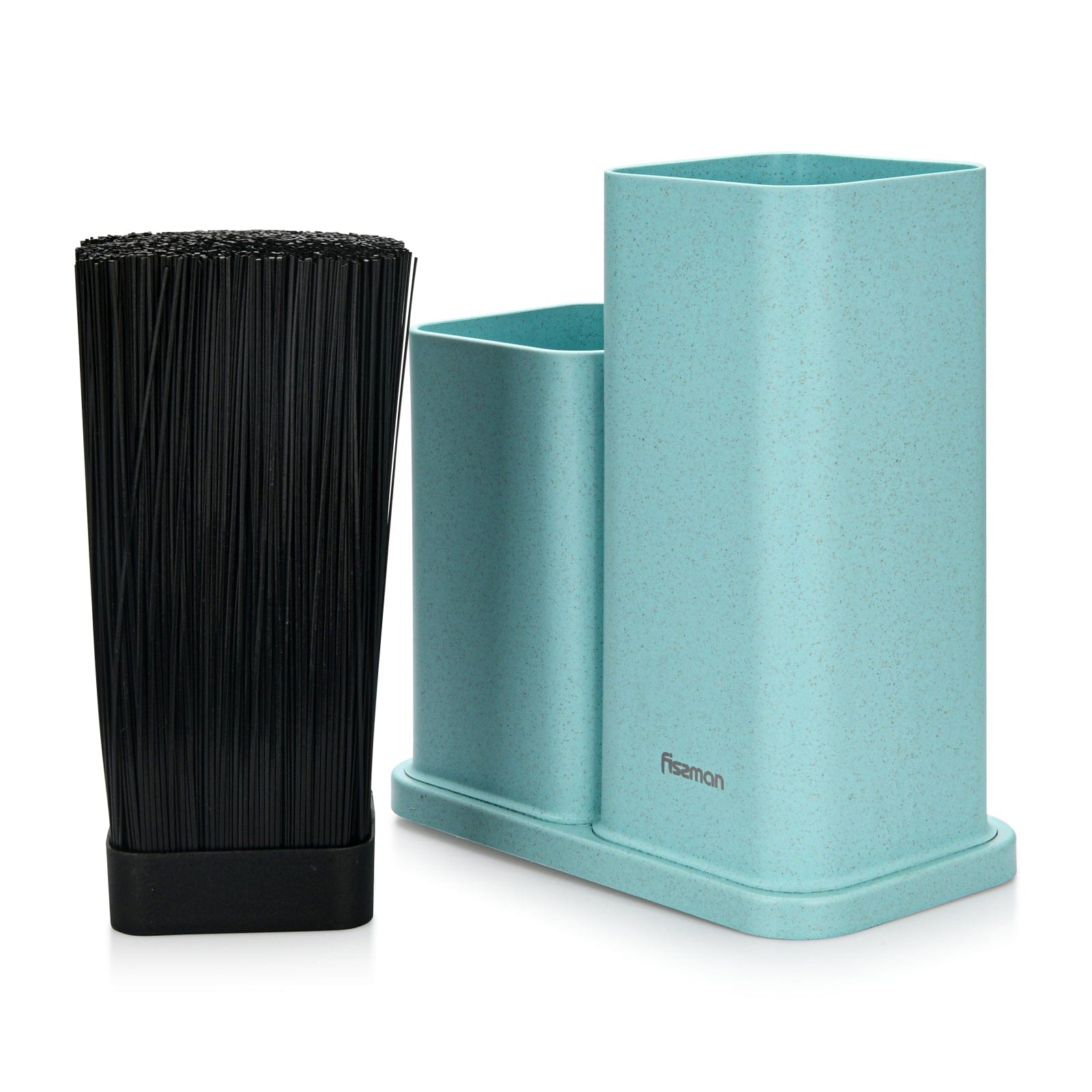 Fissman Knife Stand And Utensils Organizer Mint Green 10x10x23cm/ Mint Green 10x10x17cm