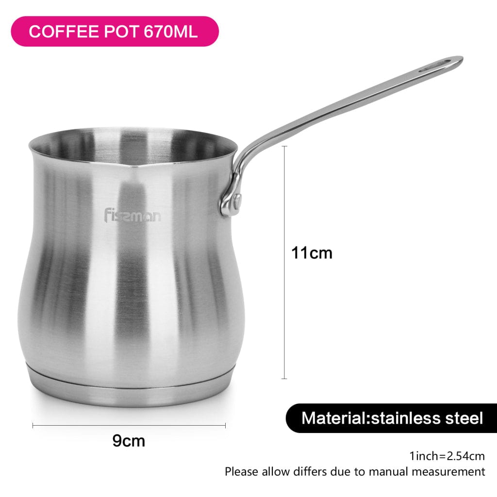 Fissman Coffee Pot Silver 670ml