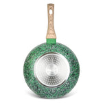 Fissman Wok Pan Malachite Aluminum Green