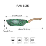 Fissman Wok Pan Malachite Aluminum Green