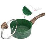 Fissman Saucepan Ecostone Aluminum Green/Brown