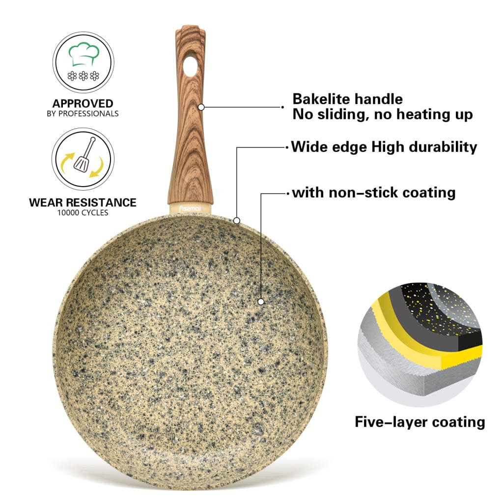 Fissman Frying Pan Crema Nova With Induction Bottom Multicolour 26x5.2cm