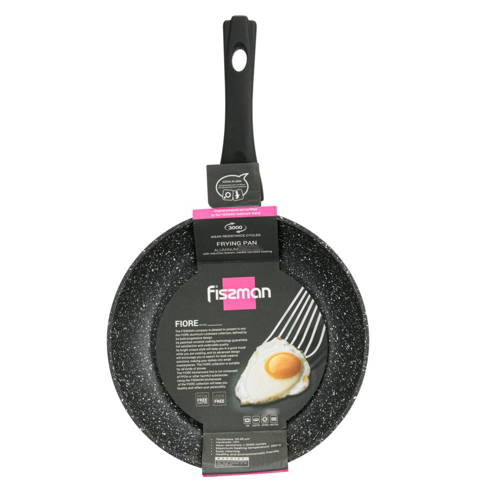 Fissman Frying Pan Fiore Aluminum Black 20cm