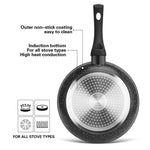 Fissman Frying Pan Fiore Aluminum Black 20cm