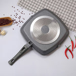 Fissman Grill Pan Stone Black 24cm