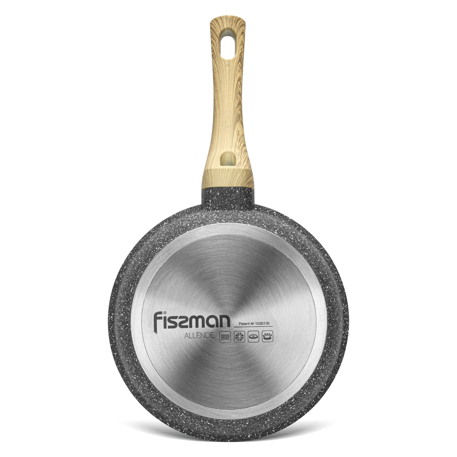 Fissman Non-Stick Frying Pan With Induction Bottom Black/Beige 20 x 5cm