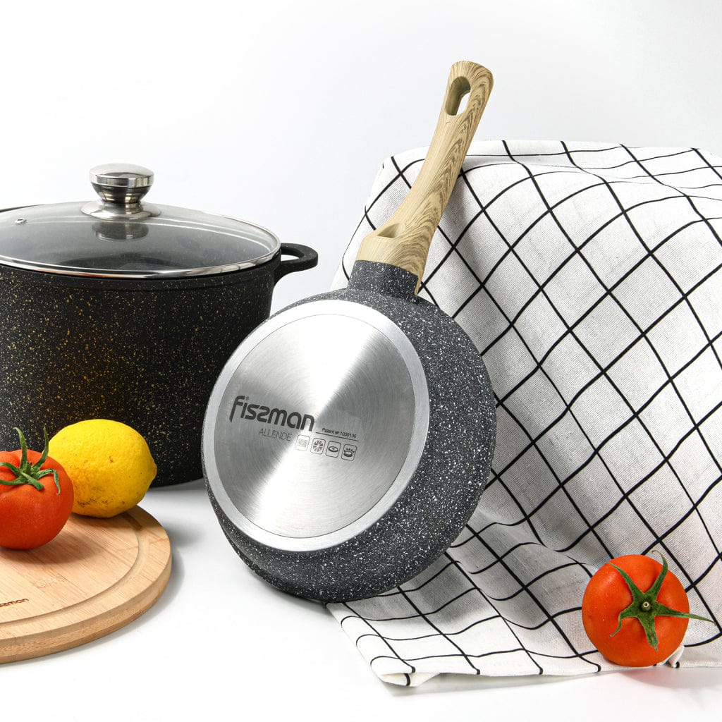Fissman Allende Non-Stick Coated Frying Pan With Induction Bottom Gray 24x55cm