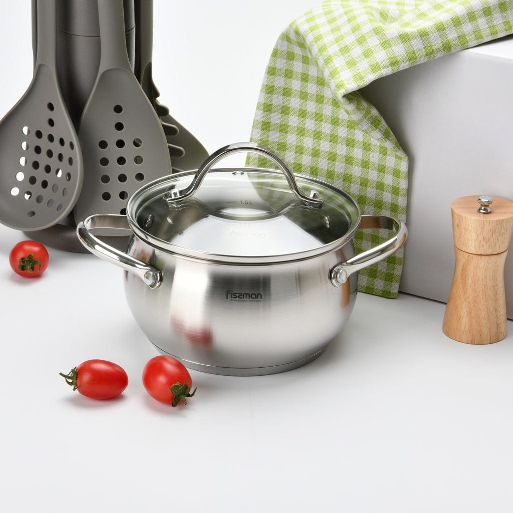 Fissman Stockpot Martinez Silver 16cm